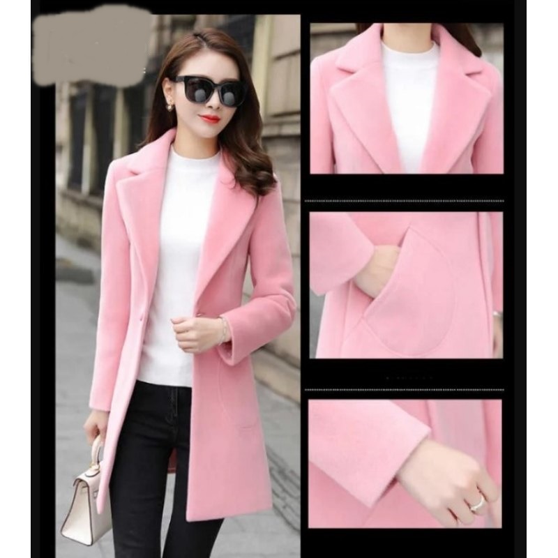 One Part Brush Fabrics Winter Over Coat GH-944